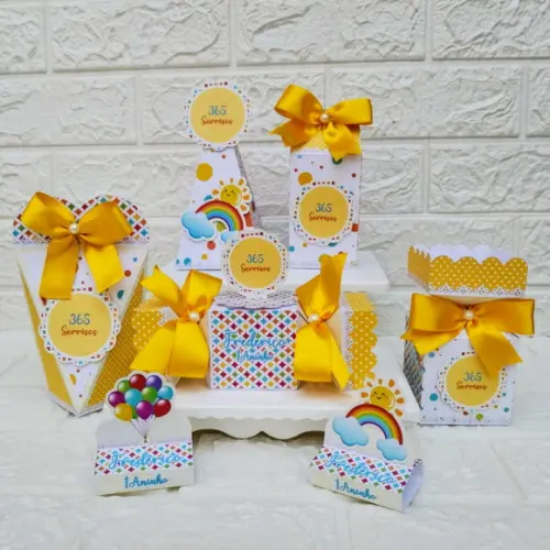 Kit: 60 Peças Lembrancinhas Personalizadas 365 Sorrisos