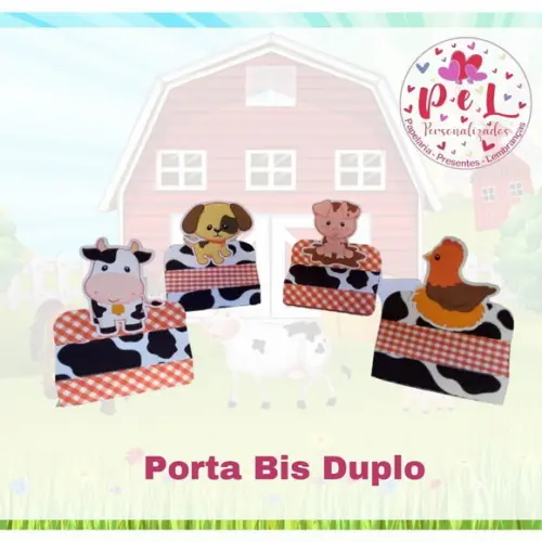 Kit: 75 Peças Lembrancinhas Personalizadas Fazendinha Vermel