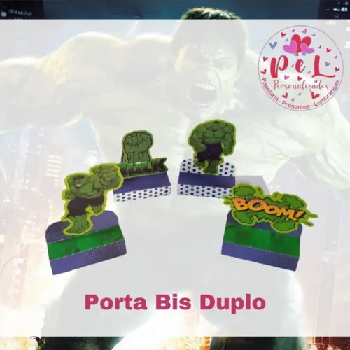Kit: 75 Peças Lembrancinhas Personalizadas Hulk