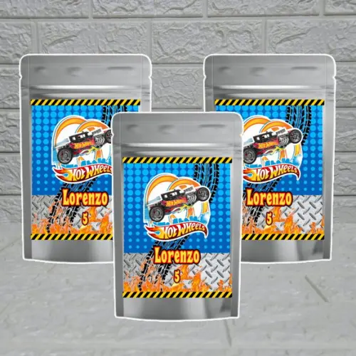 Saquinho Metalizado (p) Hotwheels