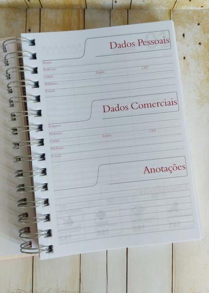 Agenda 2026 com Capa Personalizada Inicial e Nome