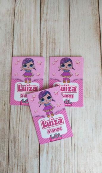 Adesivos Tubetes Lol Surprise Personalizados lembrancinha anivers