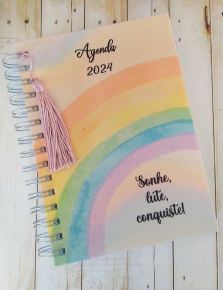 Agenda 2026 com Capa Personalizada Sonhe, Lute, Conquiste