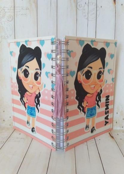 Agenda Escolar com Capa Personalizada Luluca Panda