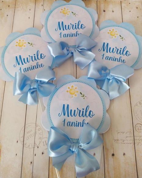Aplique Centro de Mesa Arca de Noé Personalizado