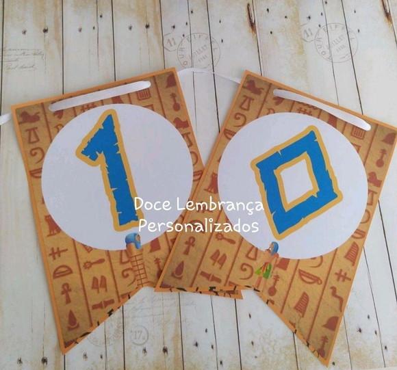 Bandeirola Egito Personalizada com Nome