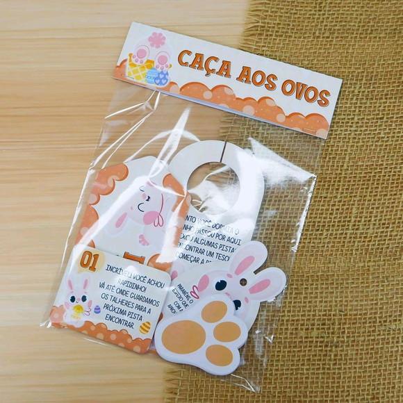 Caça aos Ovos Coelho da Páscoa Diversão Rosa, Azul, Laranja