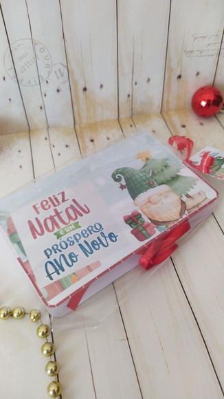 Caixa Kit Kat Personalizada Papai Noel Lembrancinha