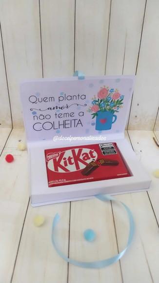 Caixa Kit Kat Personalizado Dia dos Professores Homem