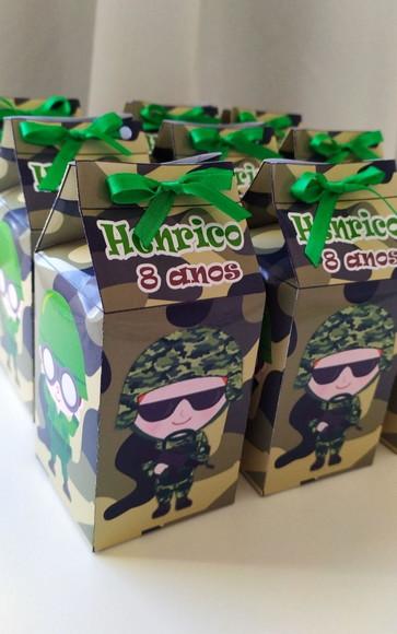 Caixa Milk Soldado Personalizado