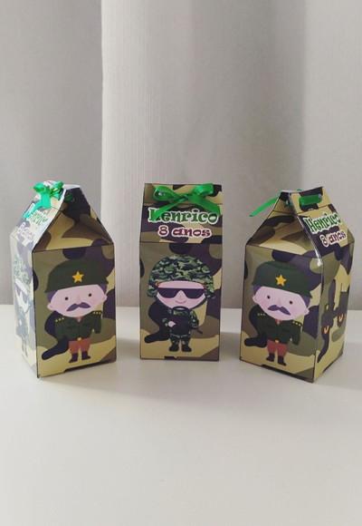 Caixa Milk Soldado Personalizado