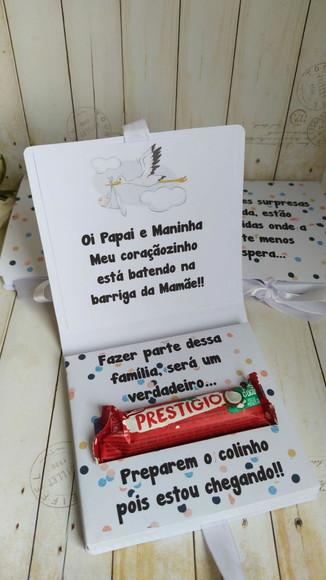 Caixinha Revelação Gravidez