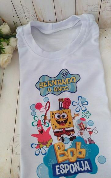 Camiseta personalizada Bob Esponja