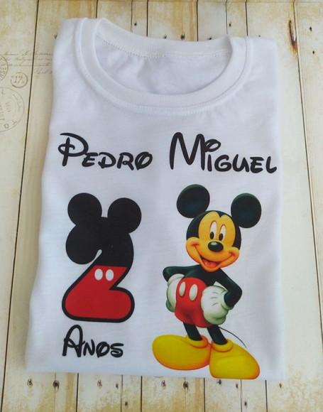 Camiseta Personalizada Mickey