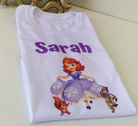 Camiseta Personalizadas Princesa Sofia