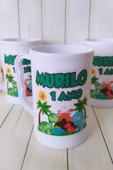 Caneca Acrilica Dinossauro/dino Baby