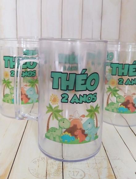 Caneca Acrilica Dinossauro/dino Baby