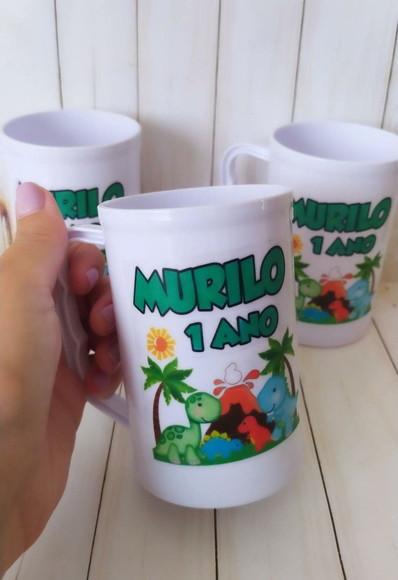 Caneca Acrilica Dinossauro/dino Baby