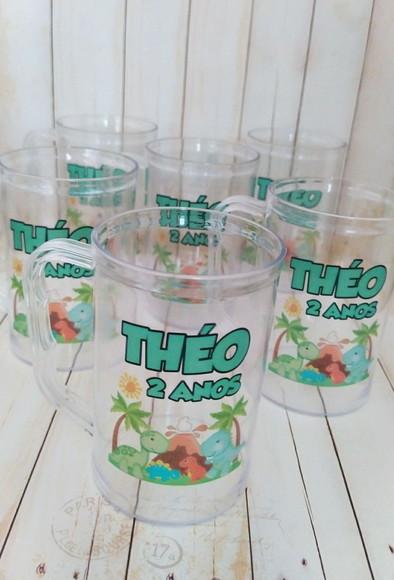 Caneca Acrilica Dinossauro/dino Baby
