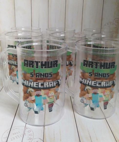 Caneca Acrilica Minecraft