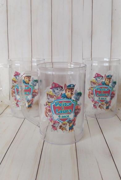 Caneca Acrilica Patrulha Canina