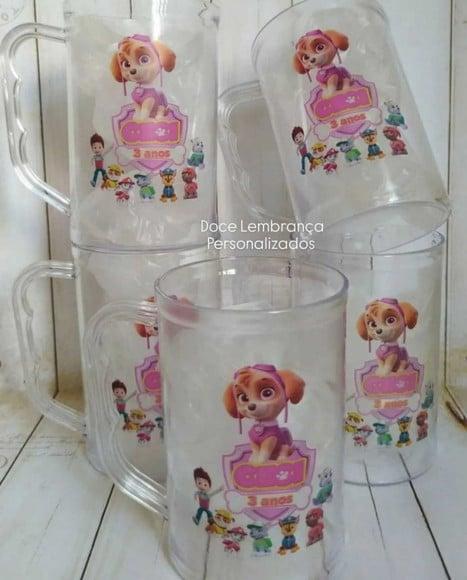 Caneca Acrilica Skye Patrulha Canina