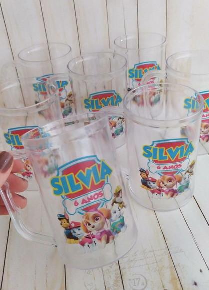 Caneca Acrilica Skye Turma Patrulha Canina