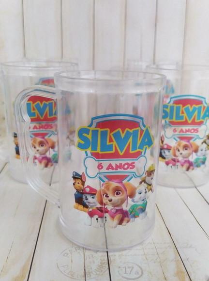 Caneca Acrilica Skye Turma Patrulha Canina