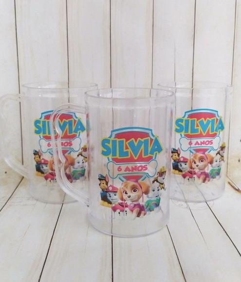 Caneca Acrilica Skye Turma Patrulha Canina