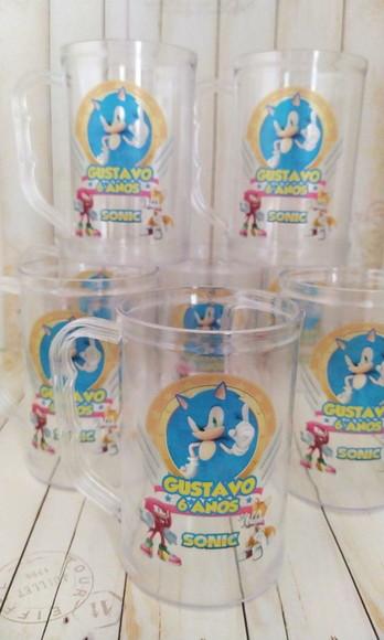 Caneca Acrilica Sonic