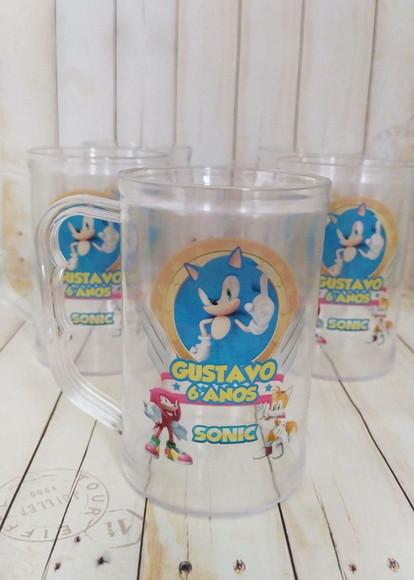 Caneca Acrilica Sonic