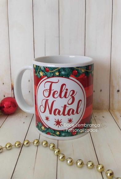 Caneca de Natal Personalizada Brinde Fim de Ano