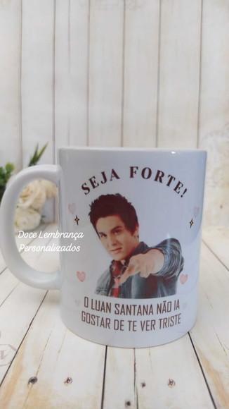 Caneca de Porcelana Luan Santana Presente