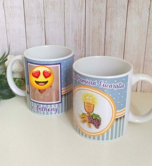 Caneca de porcelana Primeira Eucaristia