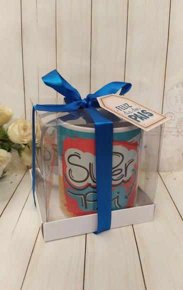 Caneca Dia dos Pais com Caixa Acetato Personalizada