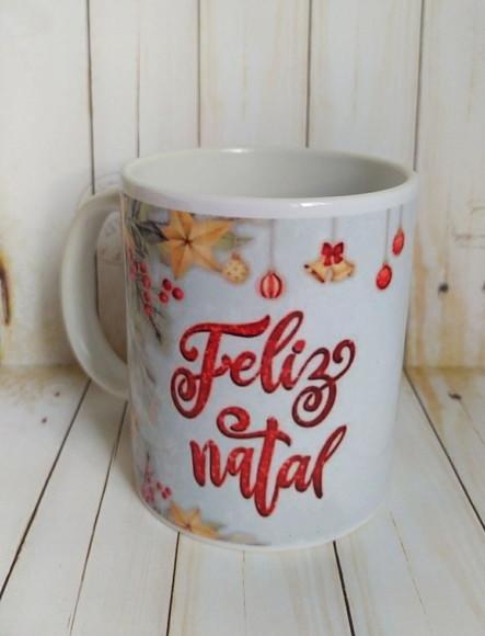 Caneca Papai Noel Natal Brinde Fim de Ano