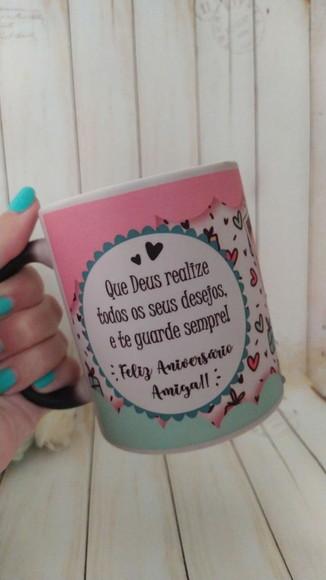 Caneca Mágica Aniversário Personalizada