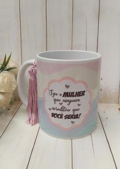 Caneca Personalizada com Caixa Acetato Presente