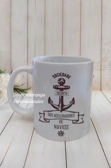 Caneca Porcelana Aceleradores de Navio