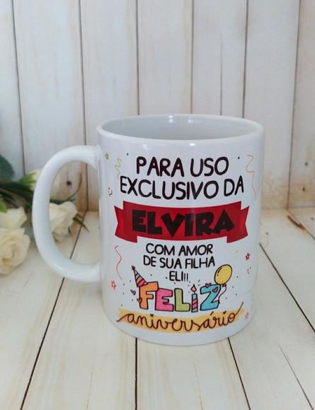 Caneca Porcelana Aniversário