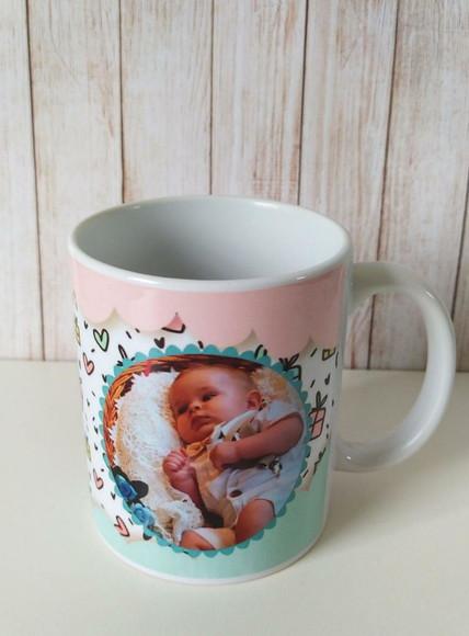 Caneca Porcelana da Dinda com Foto