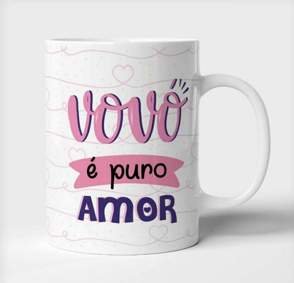 Caneca Porcelana Dia Dos Avós/vovó