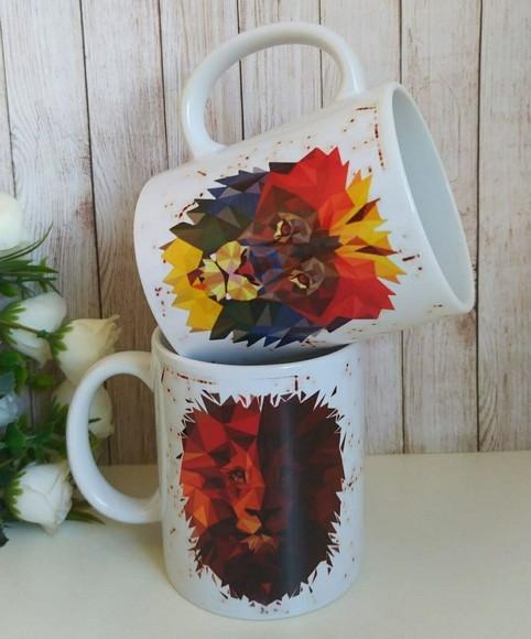 Caneca Porcelana Leão de Judá