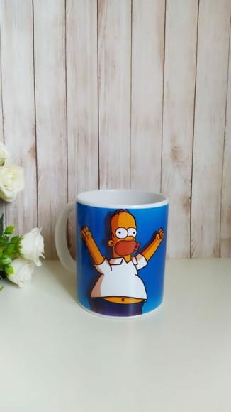 Caneca Porcelana Dia Dos Pais Os Simpsons