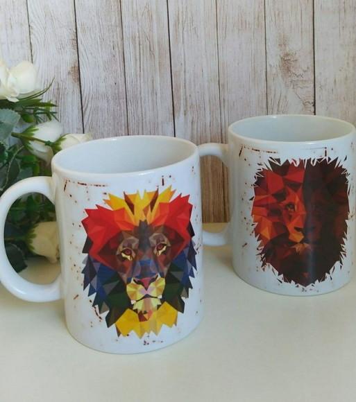 Caneca Porcelana Leão de Judá