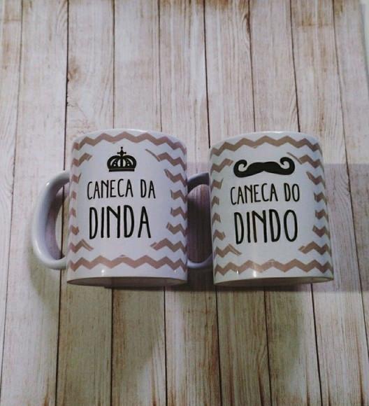 Canecas Convite Padrinhos de Batismo Personalizada 2unidades