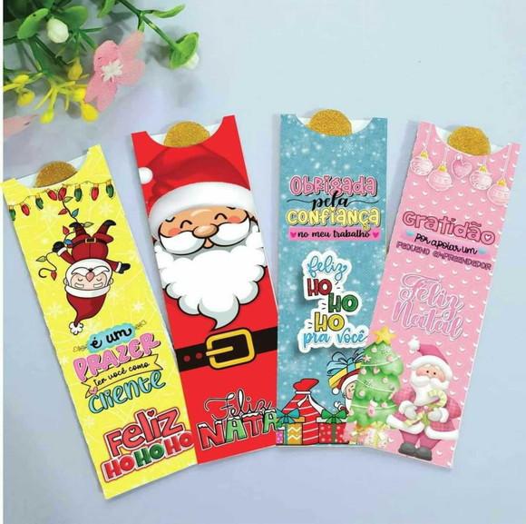 Card com Mini Lixa Personalizado Natal Brinde Fim de Ano