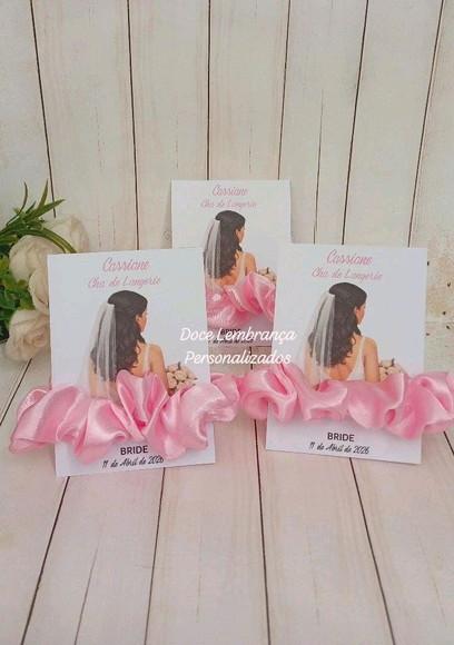 Card com Xuxinha de Cetim Chá de Lingerie 15 Anos Outros