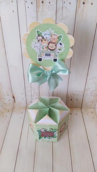 Centro de Mesa Safari Baby Cute Personalizado