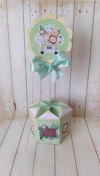 Centro de Mesa Safari Baby Cute Personalizado